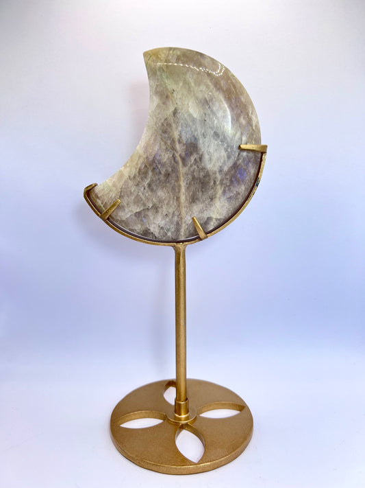 Moonstone moon on stand B