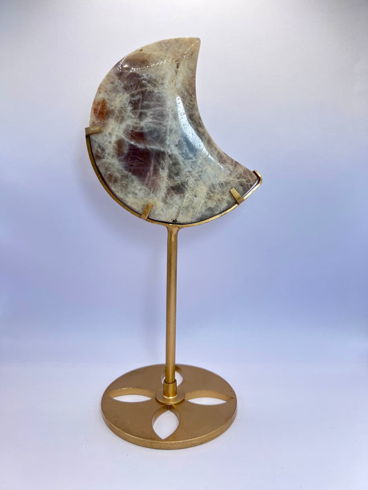 Moonstone moon on stand A