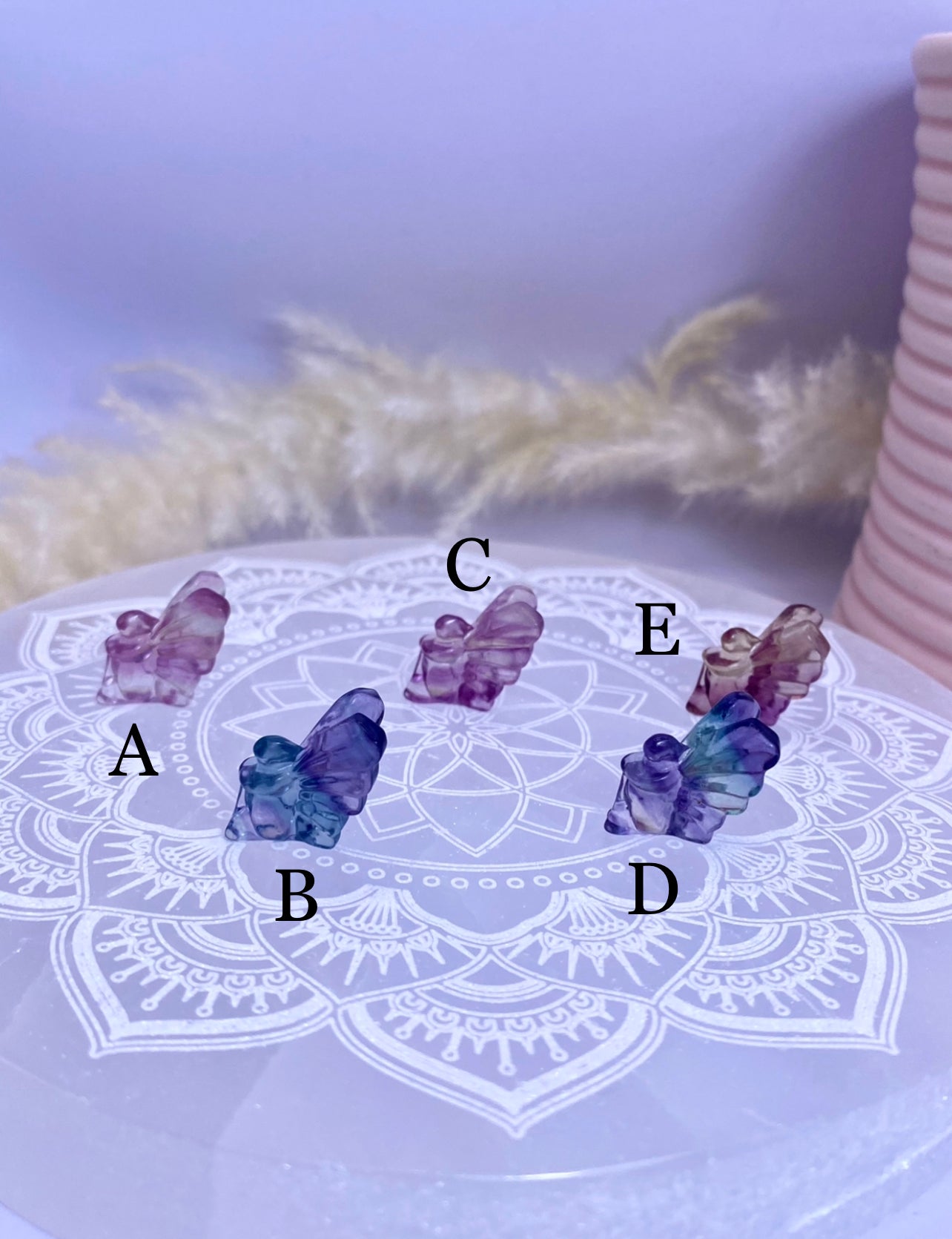 Small Fairy Fluorite Carving