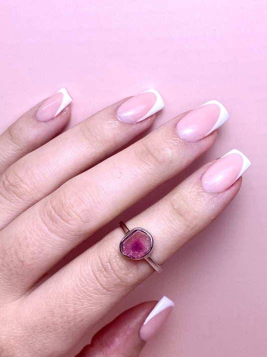 Pink Tourmaline Ring (C)