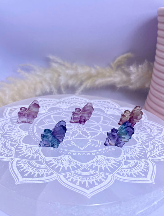 Small Fairy Fluorite Carving