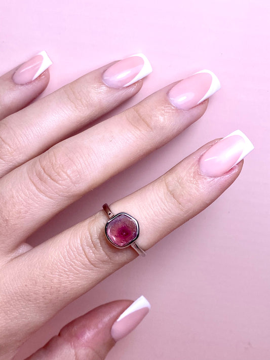 Pink Tourmaline Ring (B)