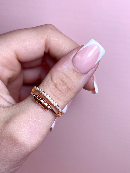 Orbit - Rose Gold - Anxiety Ring