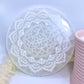 Large Engraved Selenite Charging Plate