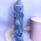 XL Pink Moss Agate Tower